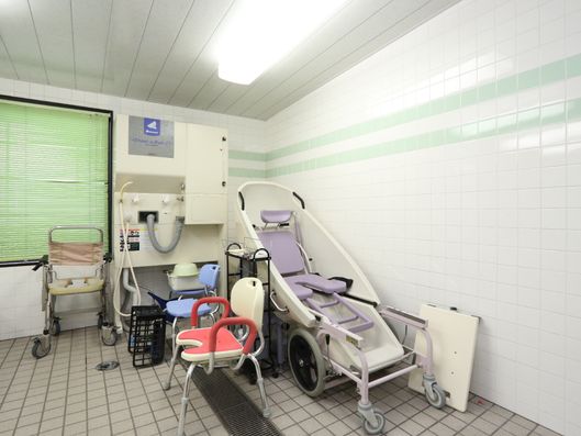 豊富な入浴サポート器具
