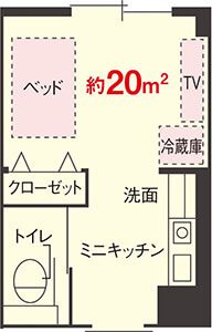 アネシス大津京の居室の間取り図