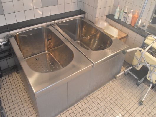 個別浴槽もあります。