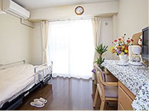 エイジ・ガーデン渚の居室。居室は全て完全個室制となっておりますので、毎日をご自宅のようにお過ごし出来ます。
