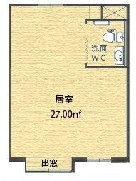 有料老人ホーム はな太宰府のBタイプの間取り図