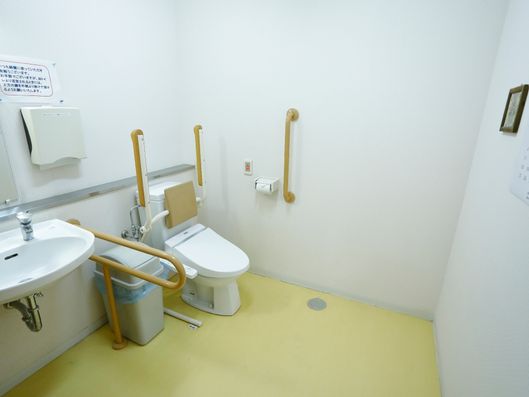 広々としたトイレ