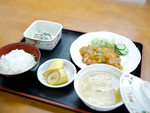 充実した食事メニュー