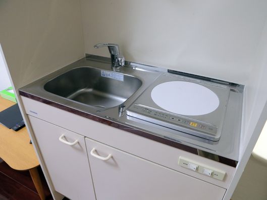 部屋のキッチン