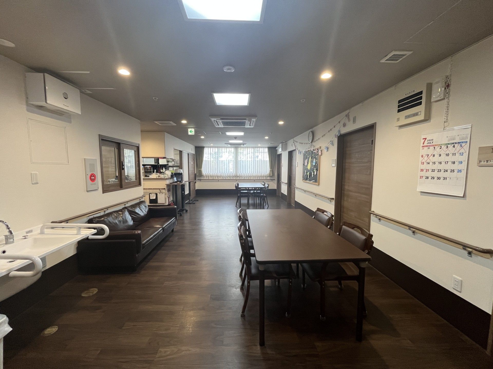 広い共有スペース