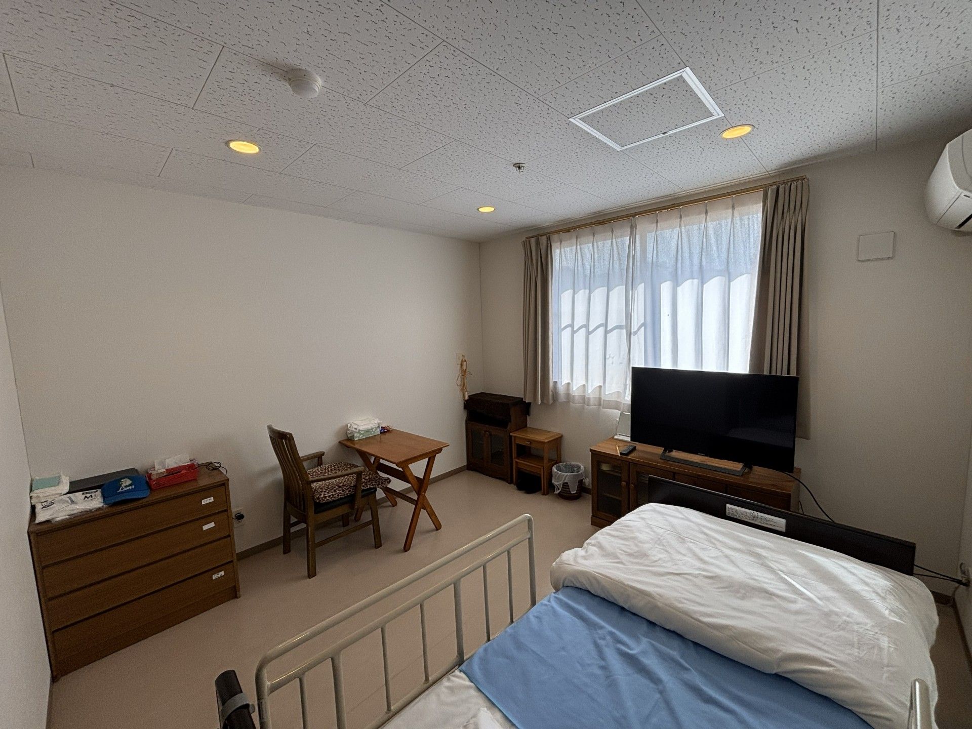 落ち着いた個室の様子