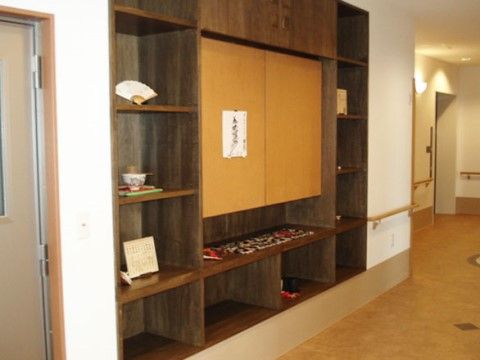 「ゴールドエイジフォーリア」のエントランス。インテリアにもこだわっている。