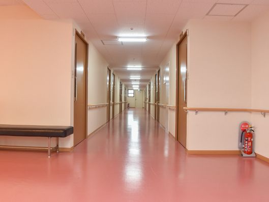 広々とした通路