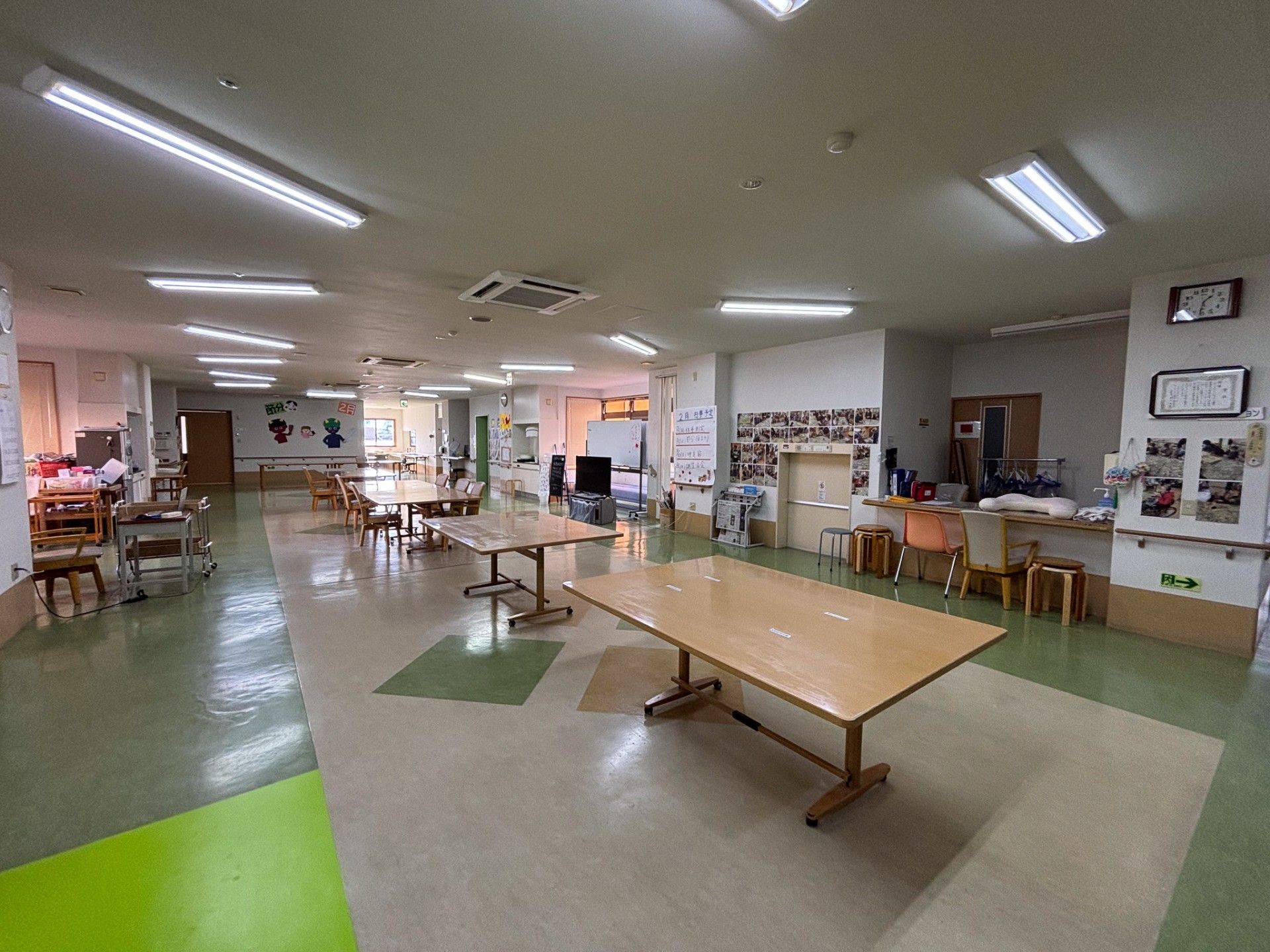 広い共有スペース