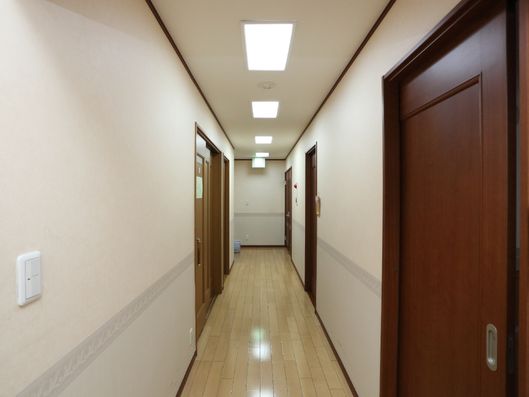 明るい廊下