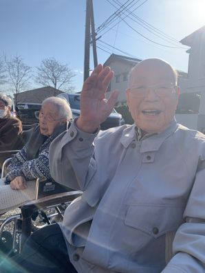 『餅つき大会』お餅を食べて素敵な表情