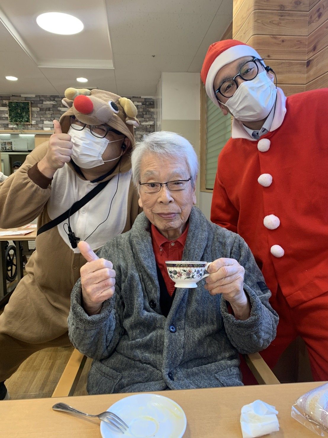 楽しいひとときの様子