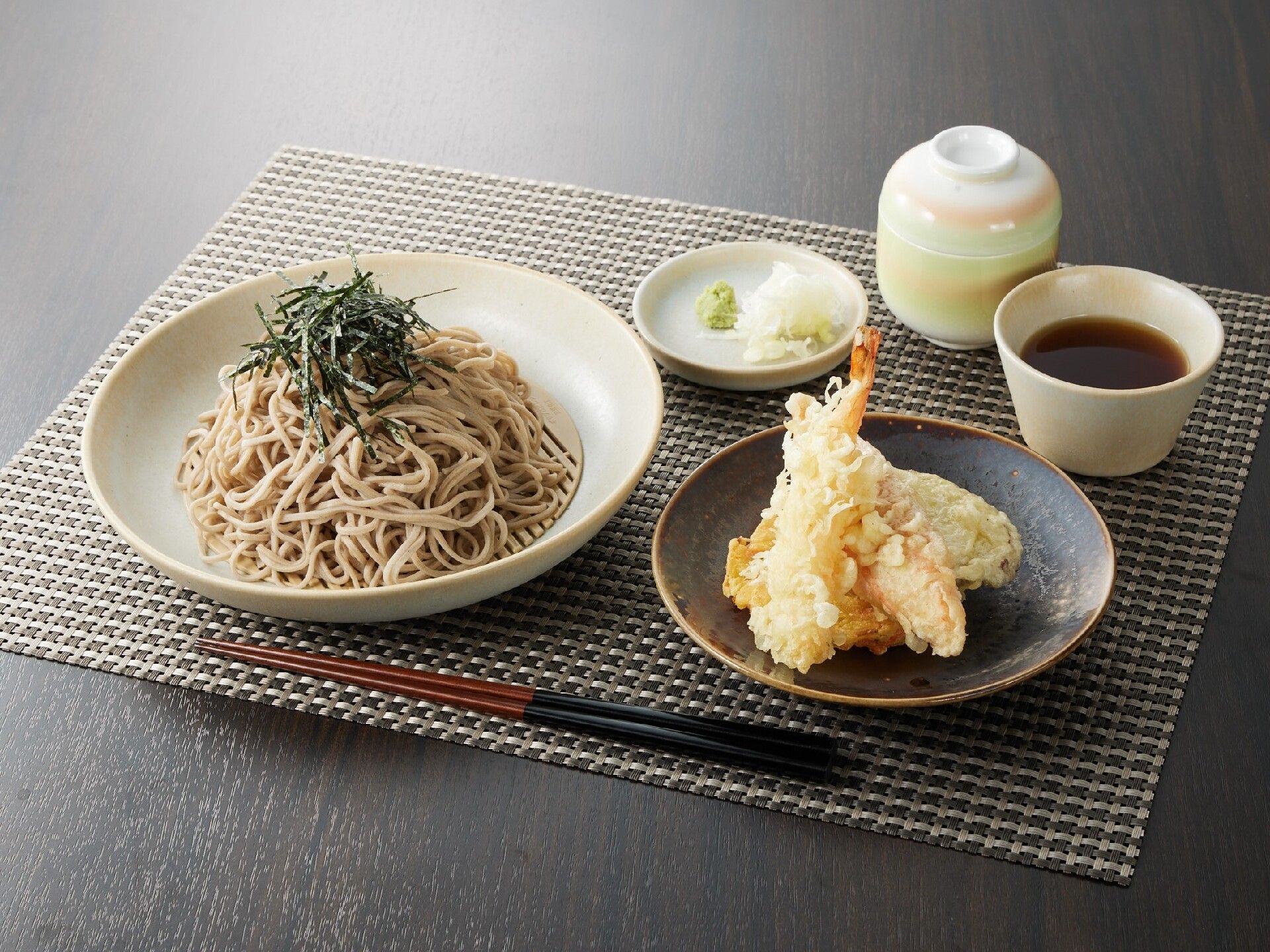 手網打ちのざるそば