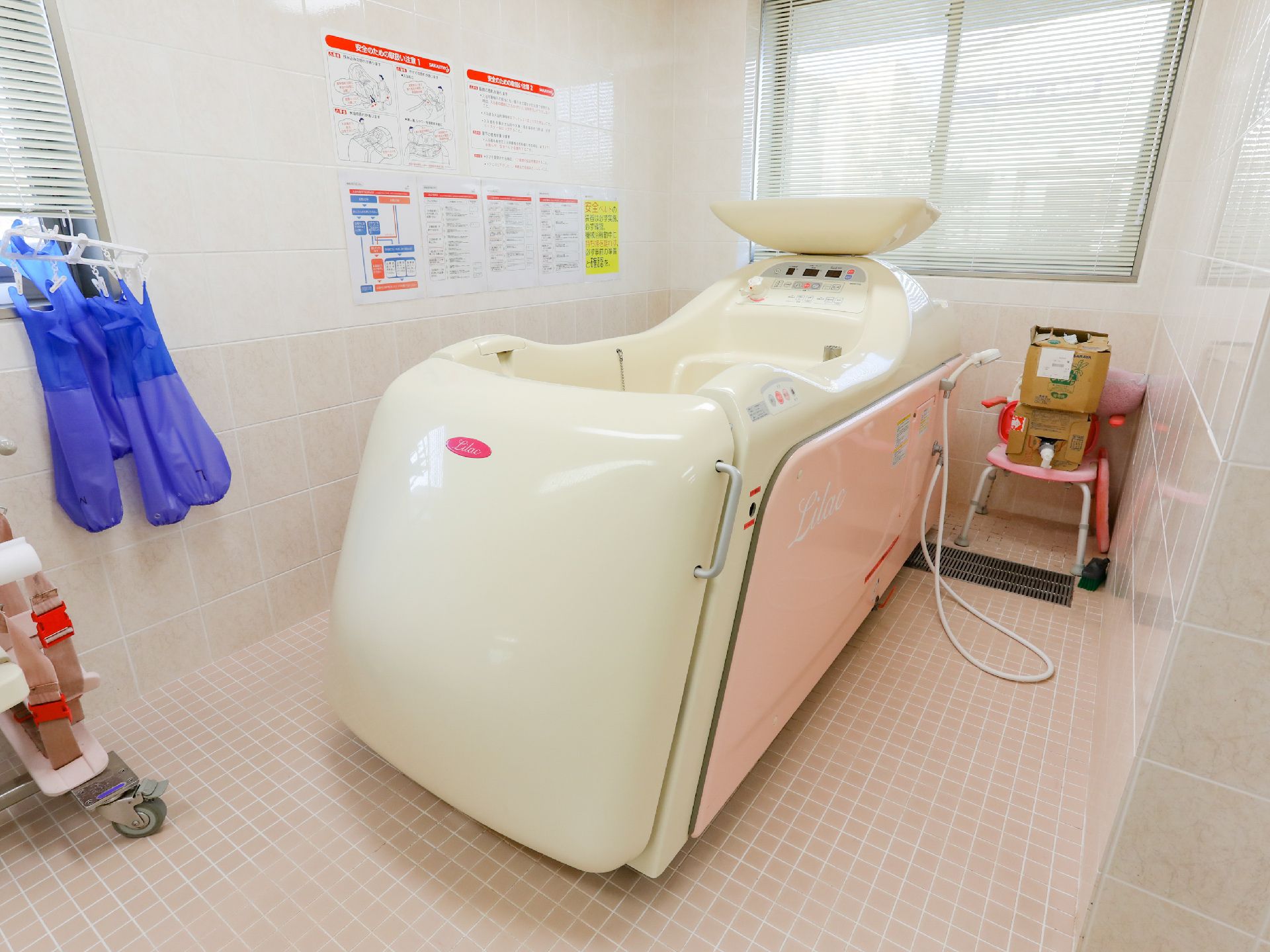 入浴装置をご用意した浴室