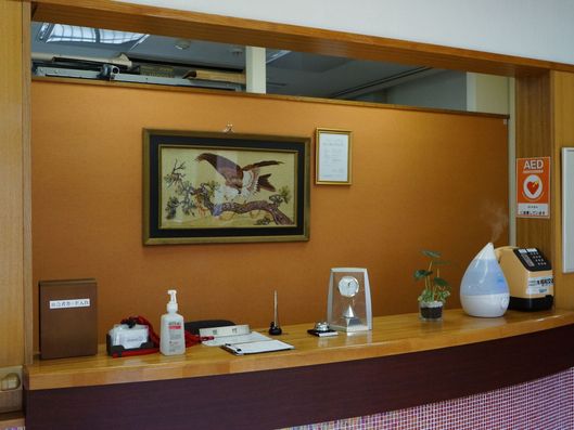 受付カウンター