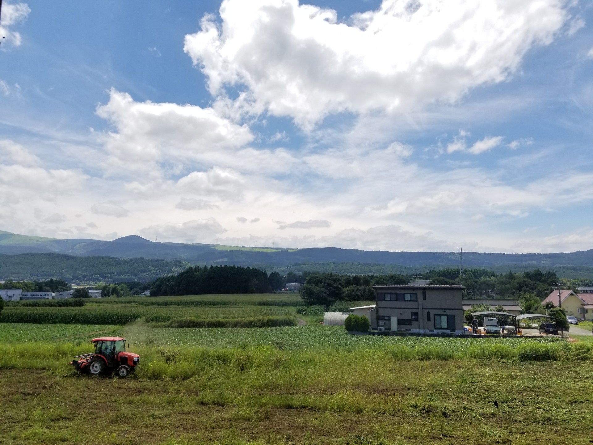 広がる田園風景