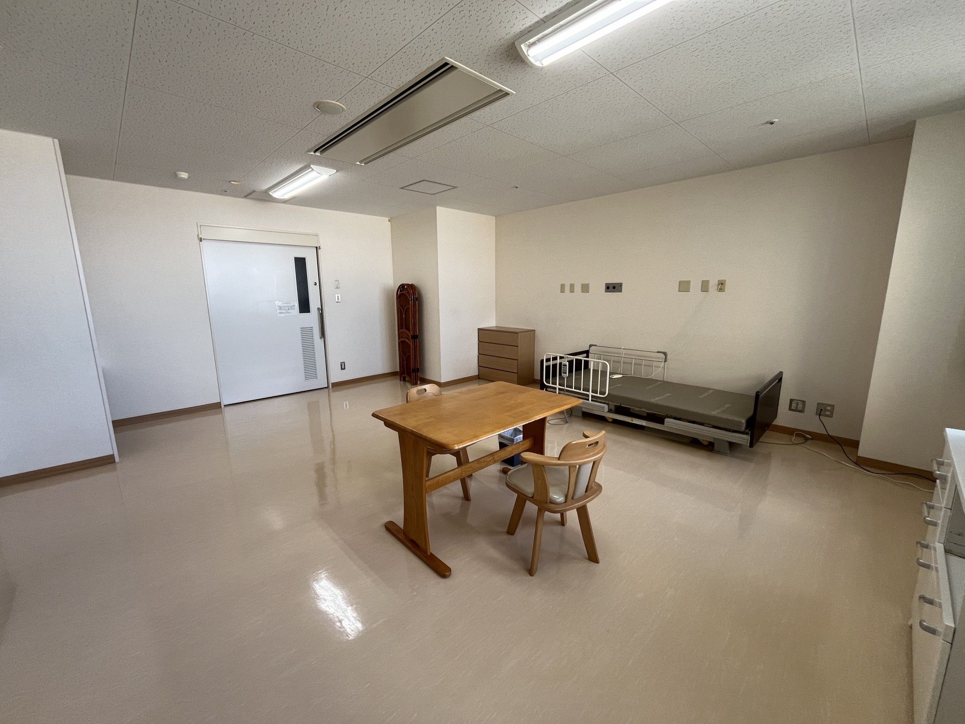 ゆったりとした居室