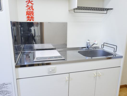 ＩＨヒーターの簡易キッチン