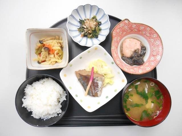 「ワールドステイ松村」のお食事２。和食でバランス良く栄養をいただく。