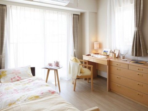 「ウエルケアテラス氷川台」居室。ご自身のお好きなように、お部屋をデザインしてください。