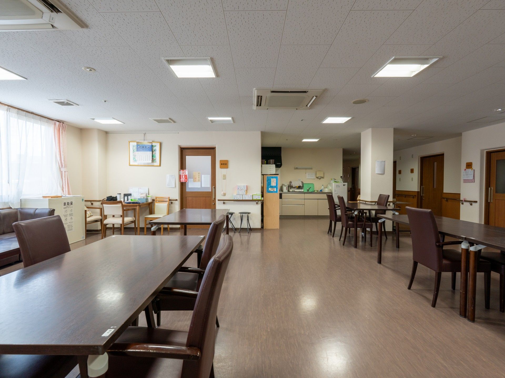 広々とした共有スペース