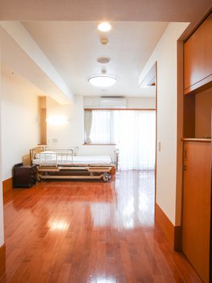 広くとってある部屋の入り口