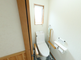 バリアフリーのトイレ付き個室