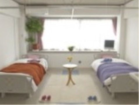 「アンダンテ神栖」の居室（二人部屋）。夫婦、姉妹での入居を可能にしている。
