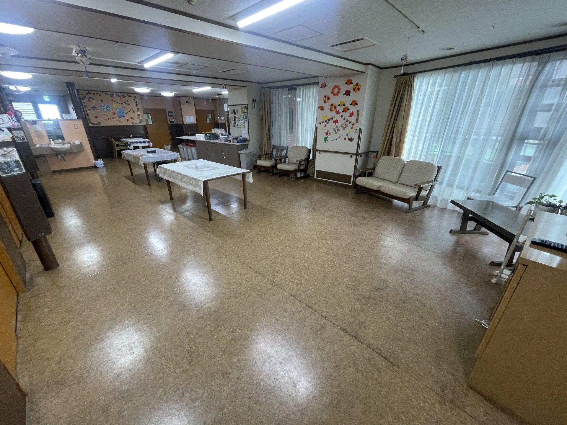 広い共有スペース