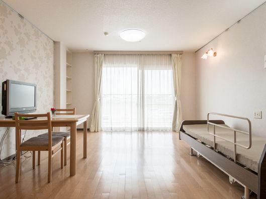 収納力もある広々とした個室