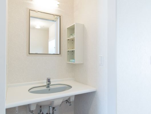 車椅子でも利用しやすい洗面所