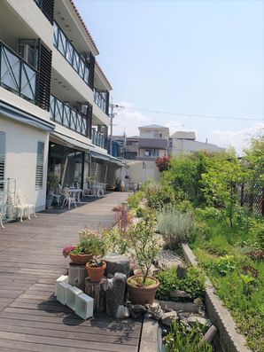 広々としたデッキ