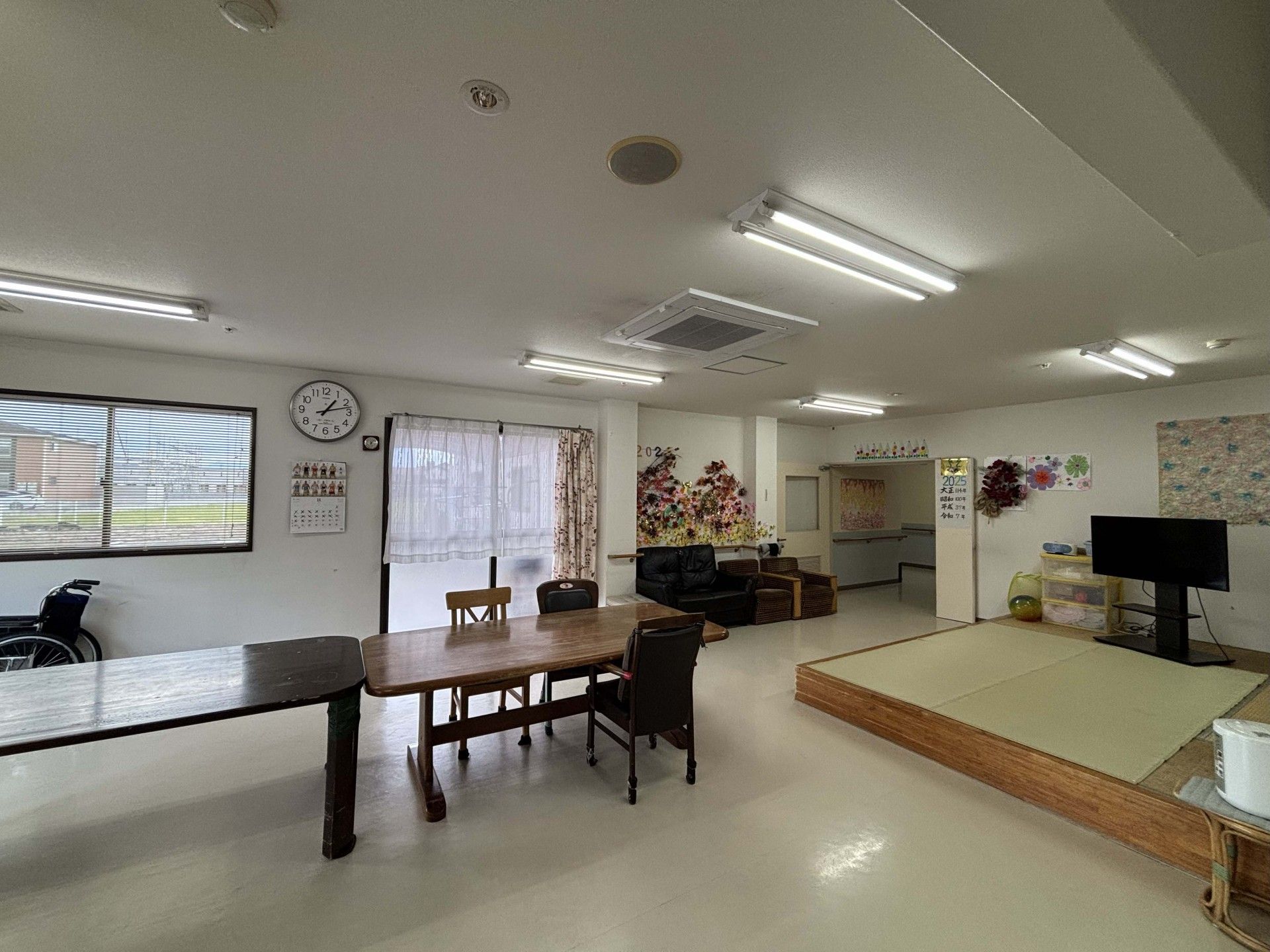 広々とした共有スペース