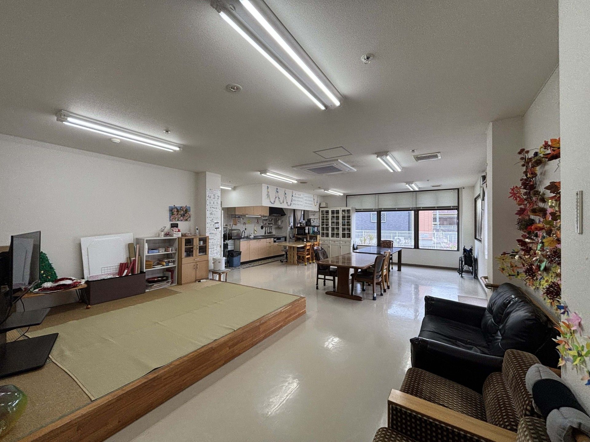 広い共有スペース