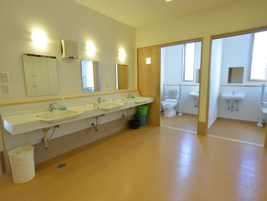 バリアフリーのトイレ