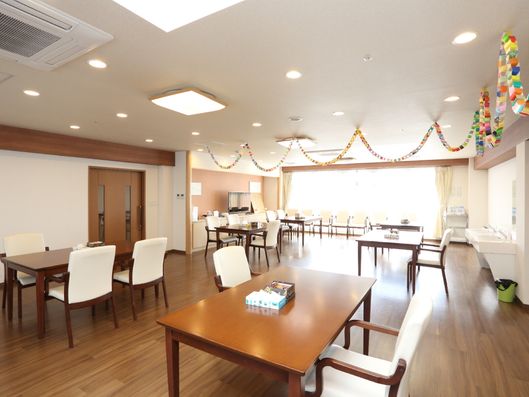 広々とした食堂