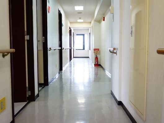 安心して歩ける廊下