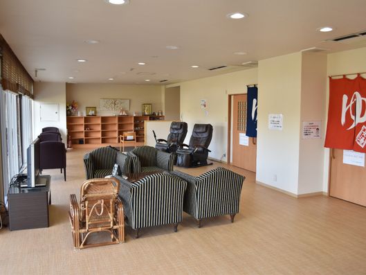 くつろげるラウンジ