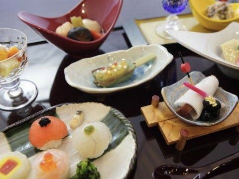 「グランメゾン迎賓館福岡伊都」お食事。栄養満点のお料理をお楽しみください。