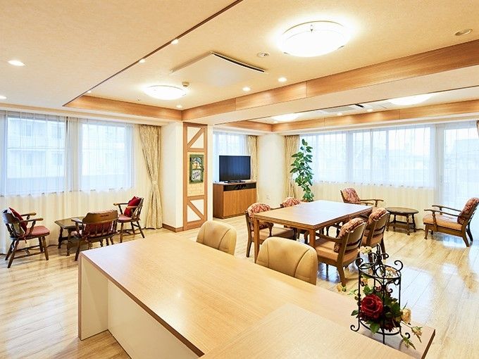 リビングダイニングは交流の場として利用できる