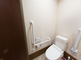 バリアフリーのトイレ設備が整っている部屋