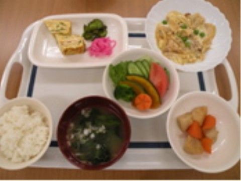 まごころの家 日立北の食事。一般の食事と変わらない常食。