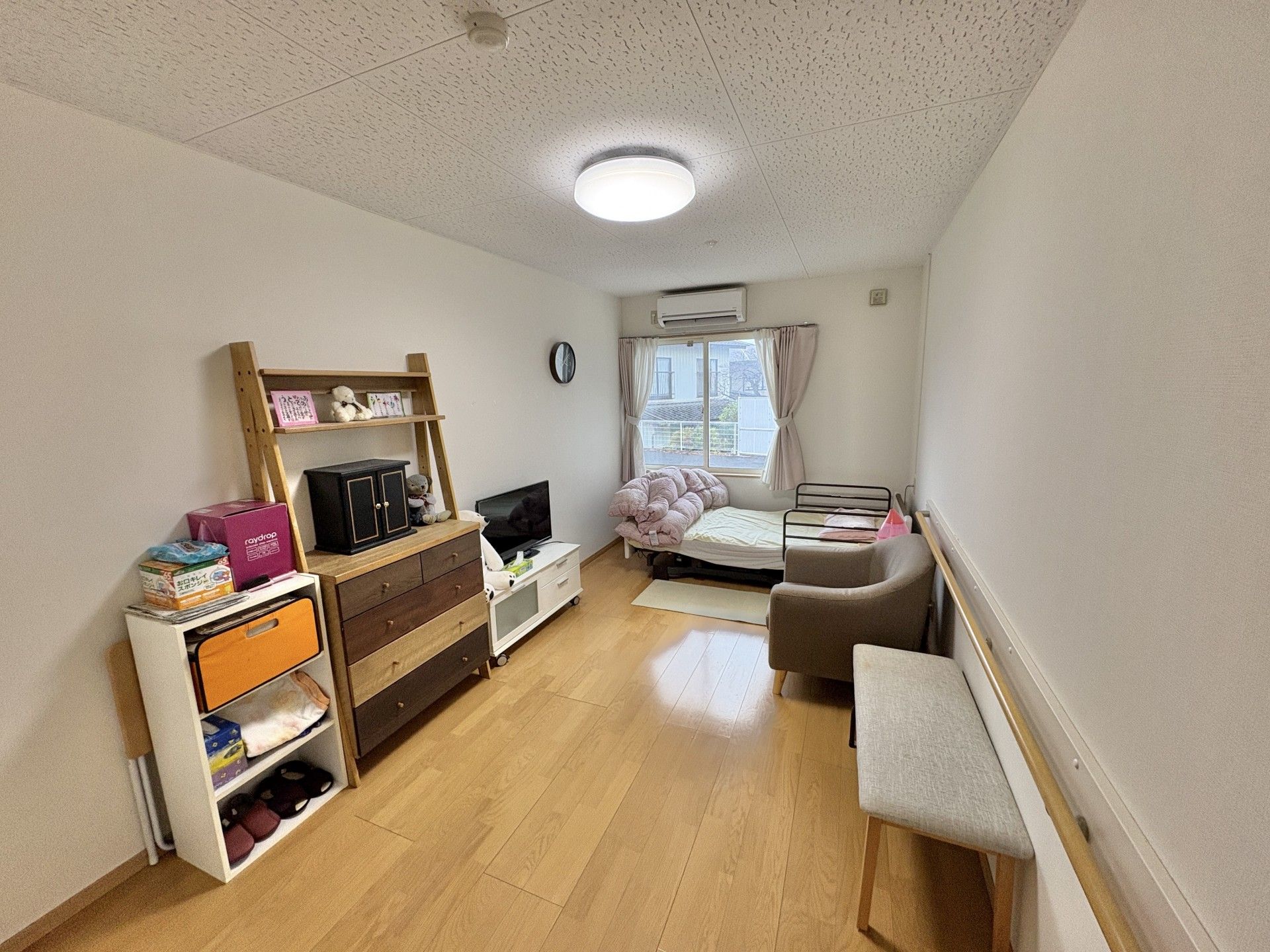 落ち着いた個室の様子