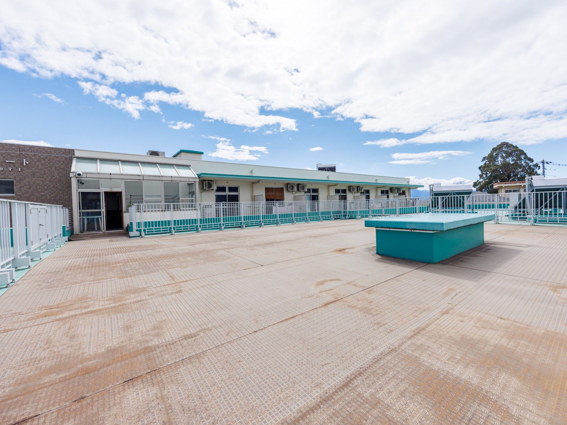 広い屋上スペース