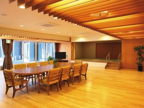「ゆうらいふ長浜」の多目的ホール。様々なイベント、レクリエーションホールとして、多くの活用舞台になっている。