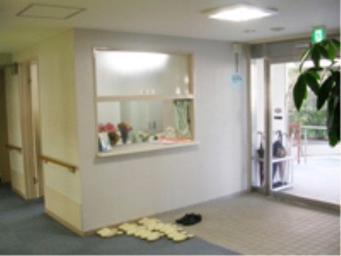 玄関にある受付
