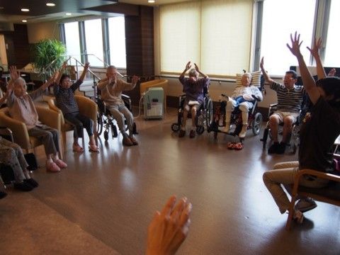 無理のない運動でトレーニングを行っている。