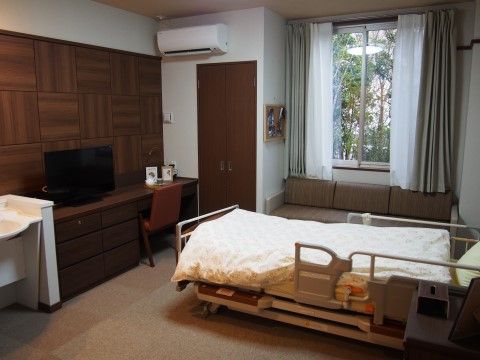 落ち着いて過ごせる個人の空間。