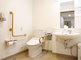 バリアフリーのトイレ設備
