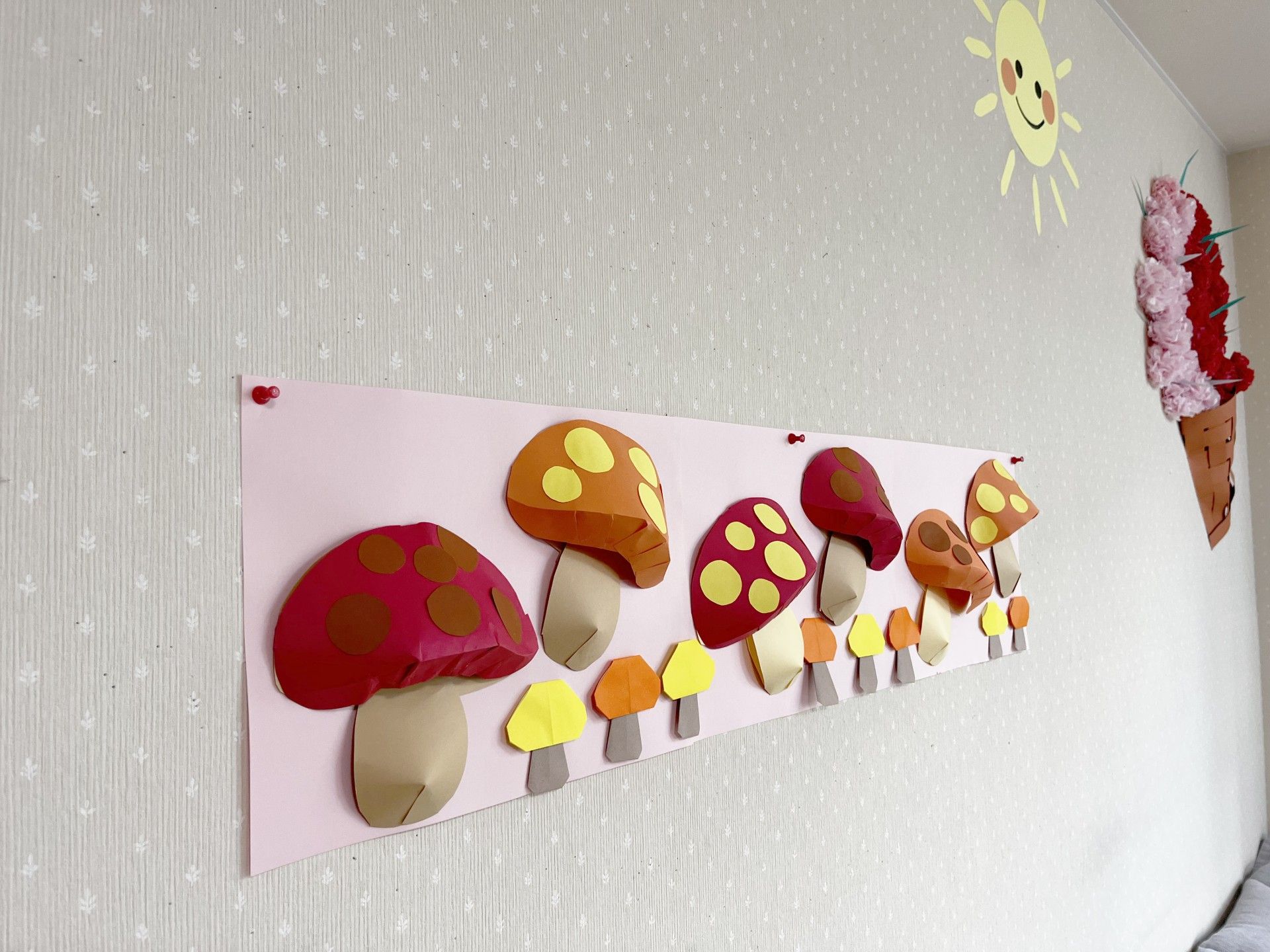 手作りの壁飾り